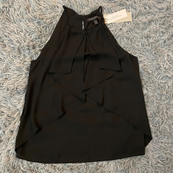 Banana Republic Tops - NWT Banana Republic Womens High-Neck Layered Sleeveless Top in black color